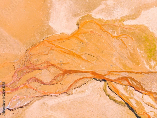 Fototapeta river source. water pollution