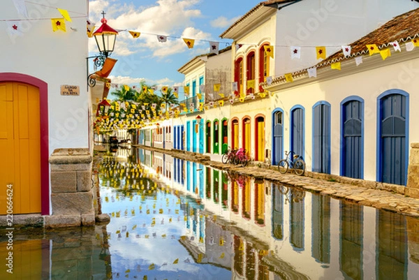 Obraz Ulice Paraty Kolonialnego