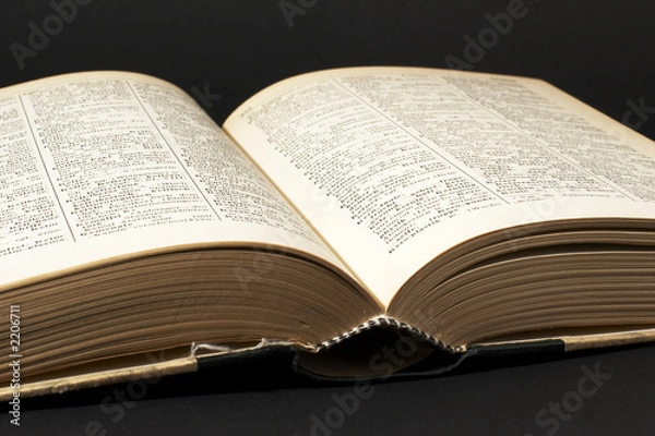 Obraz aufgeschlagenes buch