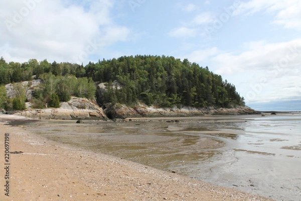 Fototapeta Rive du Saint Laurent.