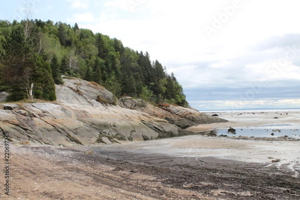 Fototapeta Rive du Saint Laurent.