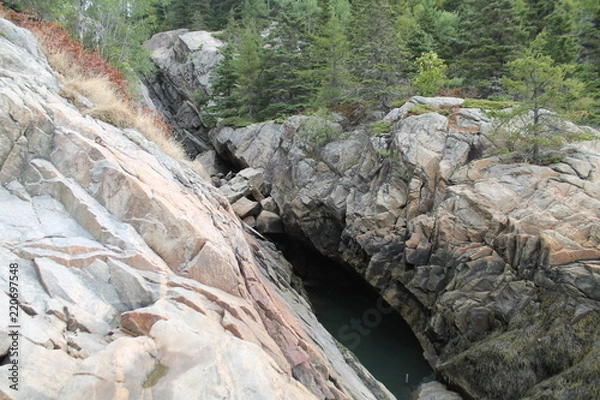Fototapeta Rive du Saint Laurent.