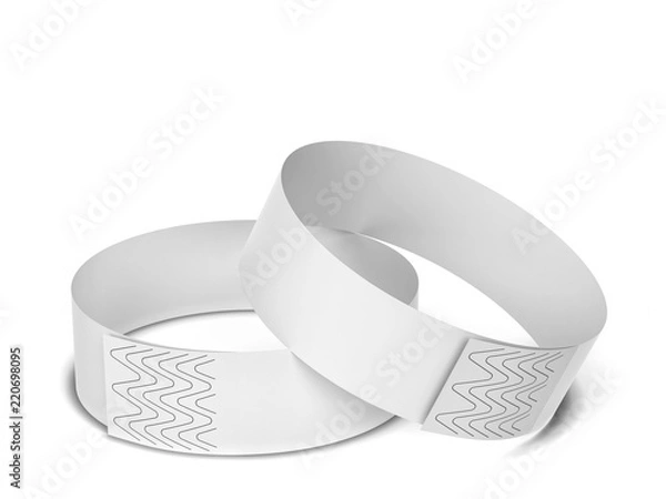 Obraz Blank paper event bracelet