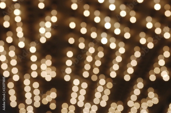 Obraz Unscharfe Beleuchtung an einem Riesenrad