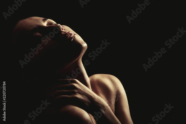 Fototapeta sensual aroused woman