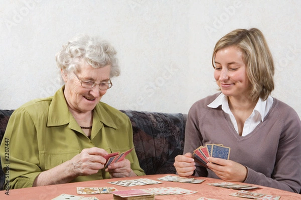 Obraz karten spielen 2