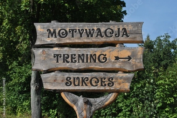 Obraz Motywacja, trening, sukces