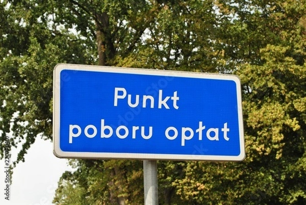 Obraz Punkt poboru opłat