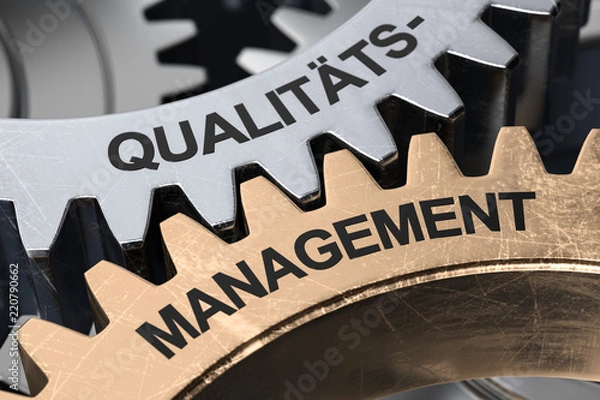 Obraz 3D Illustration Qualitäts- Management