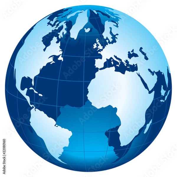 Fototapeta World globe