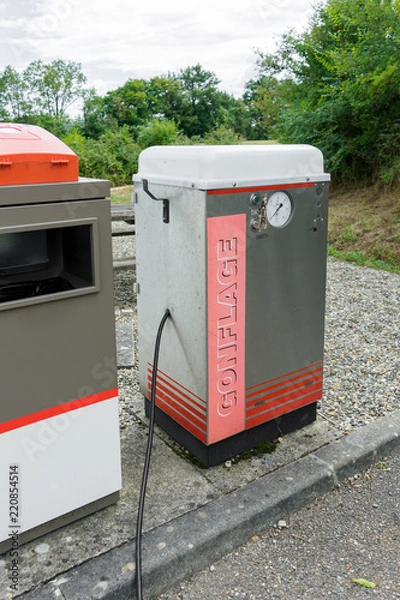 Obraz Gas Station Air Compressor