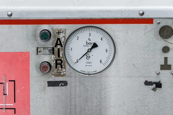 Obraz Gas Station Air Compressor
