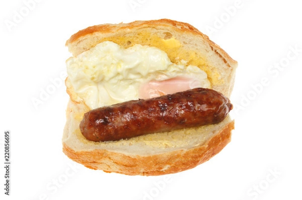 Obraz Sausage and egg roll