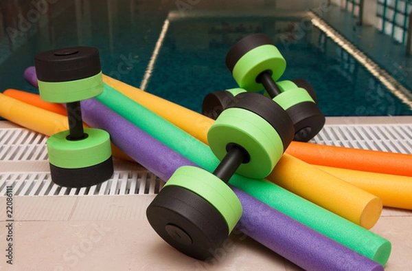 Obraz Aqua Aerobics Equipment