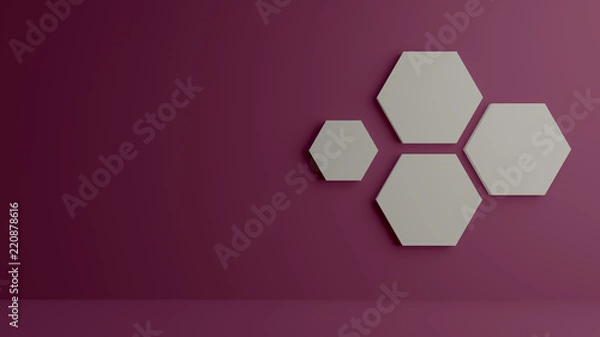 Fototapeta Hexagon Tiles template