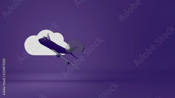 Fototapeta Controlled Flight