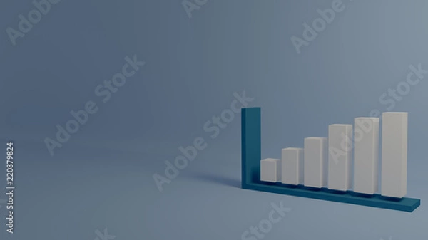 Fototapeta Simple Bar Graph template