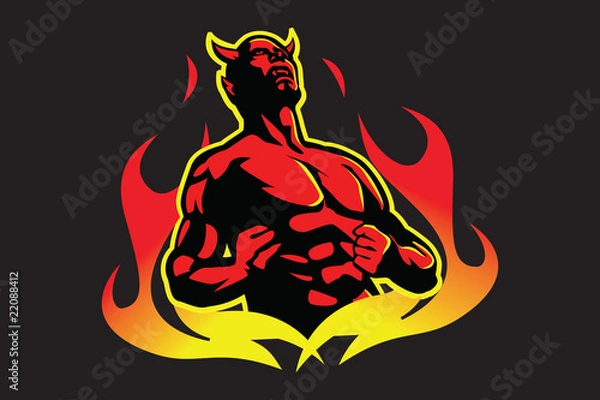 Fototapeta Red devil