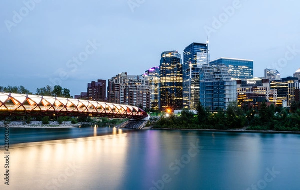 Obraz Calgary skyline over Bow River