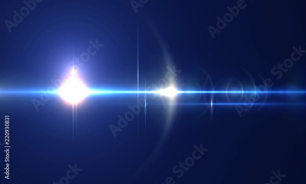 Obraz Lens flare light
