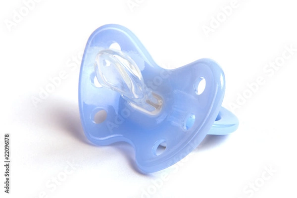 Obraz baby blue pacifier