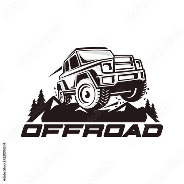 Obraz Off road Logo Vector