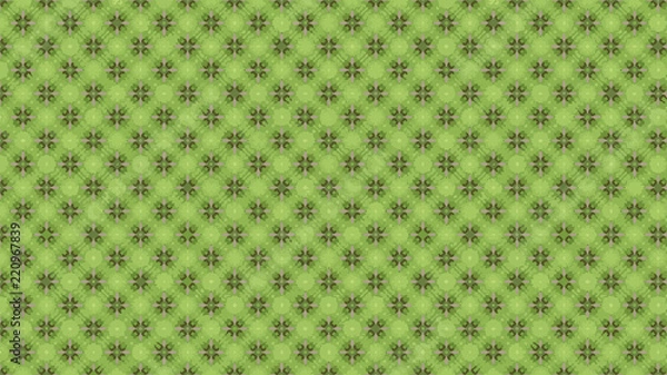 Fototapeta ボタニカル風パターン / Botanical Colored Pattern