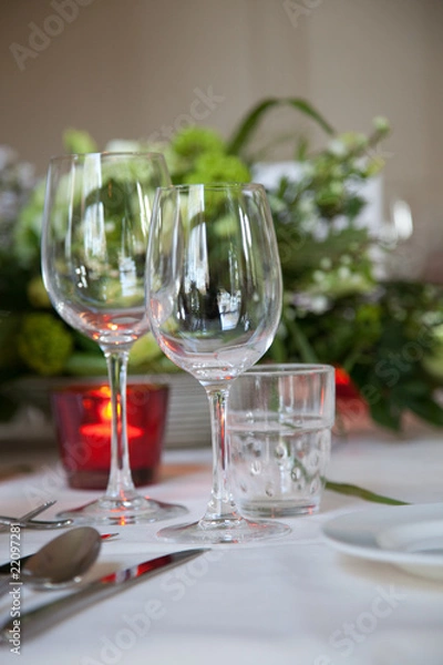 Fototapeta Festive table setting