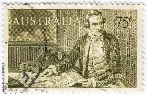 Fototapeta showing Captain James Cook