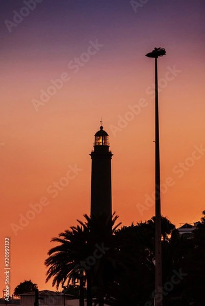Fototapeta The Maspalomas Lighthouse