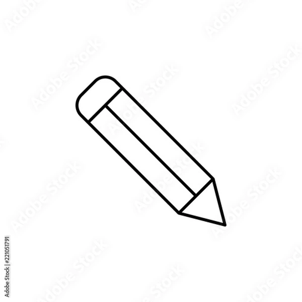 Fototapeta pen icon. Element of business icon for mobile concept and web apps. Thin line pen icon can be used for web and mobile