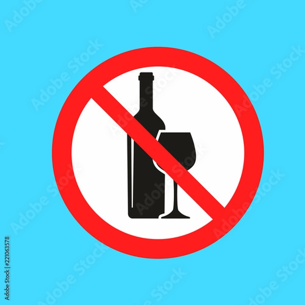 Obraz prohibited logo icon