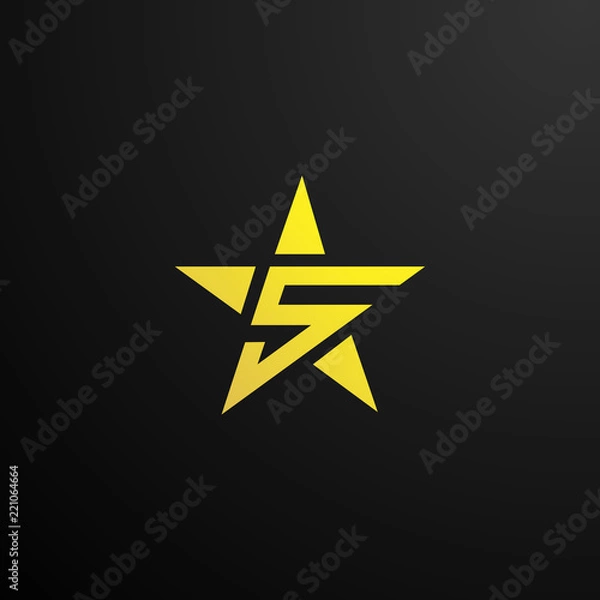 Obraz s letter logo icon