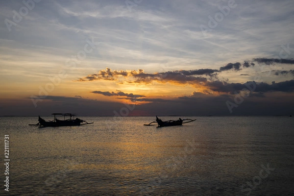 Obraz バリ島　クタビーチ　夕日