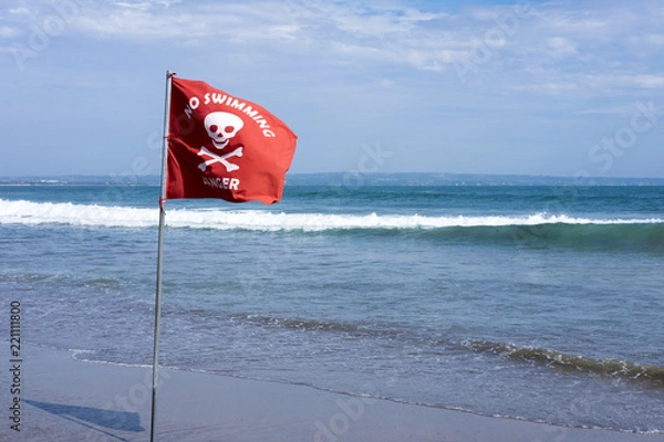 Obraz バリ島　クタビーチ　インドネシア