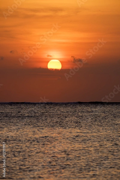Obraz バリ島　クタビーチ　夕日