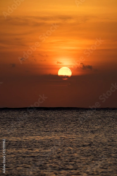 Obraz バリ島　クタビーチ　夕日