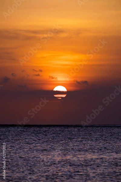 Obraz バリ島　クタビーチ　夕日