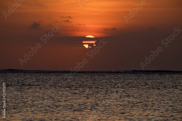 Obraz バリ島　クタビーチ　夕日