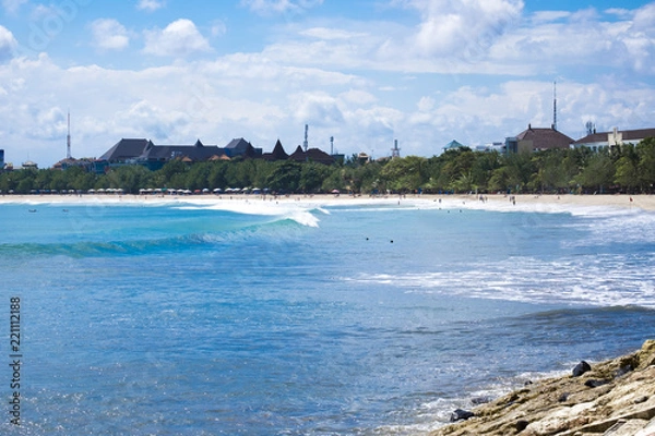 Obraz バリ島　クタビーチ　インドネシア