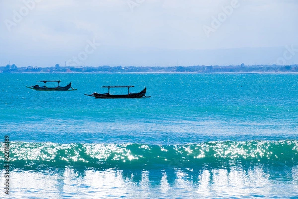 Obraz バリ島　クタビーチ　インドネシア