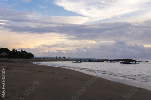 Obraz バリ島　クタビーチ　インドネシア