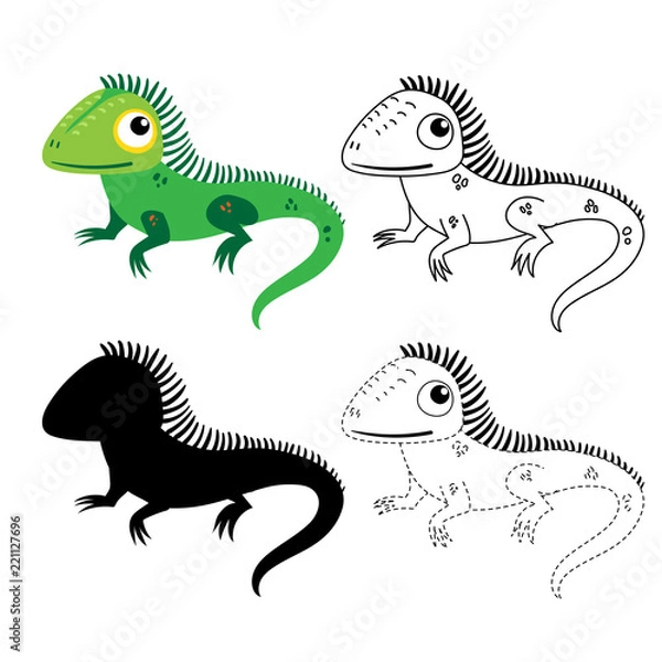 Obraz worksheet vector design for kid