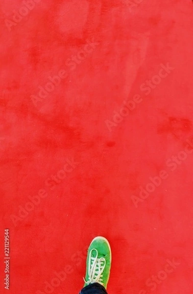 Obraz Red Carpet Green Shoe