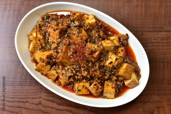 Fototapeta 麻婆豆腐