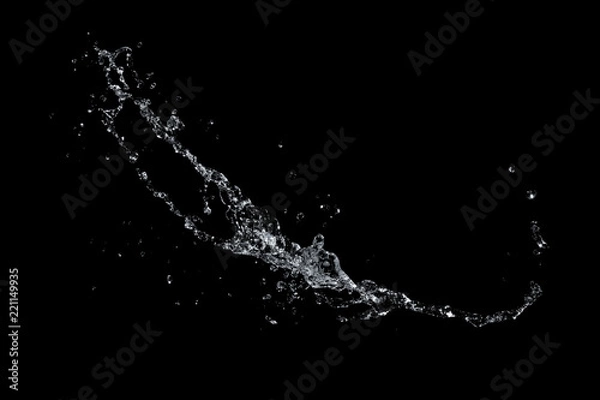 Obraz water splash isolated.