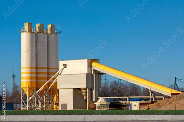 Obraz Cement factory (Concrete station)