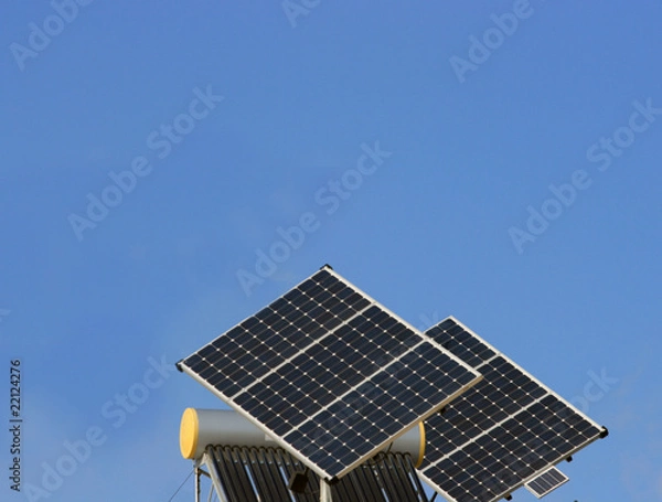 Obraz Solar panel and Photovoltaic panels