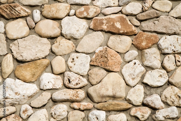Obraz Stone wall background, masonry texture, stone background