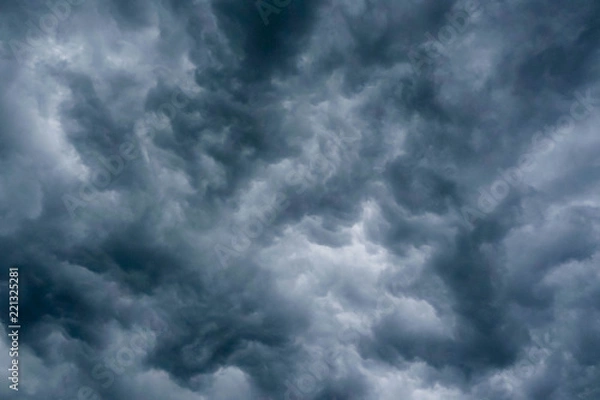 Fototapeta clouds before a thunderstorm